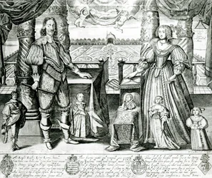 Portrait de famille de Charles I